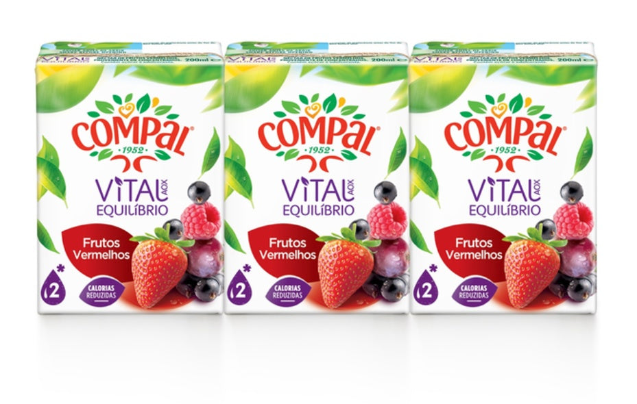 Compal Vital de Frutos Vermelhos 3x200ml