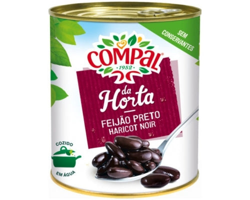 Feijão Preto Cozido 845gr - Compal