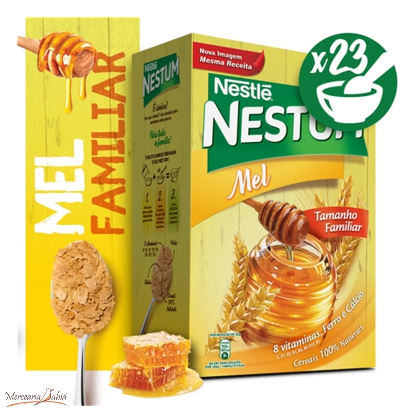 Flocos Cereais Nestum Mel Formato Familiar 600gr