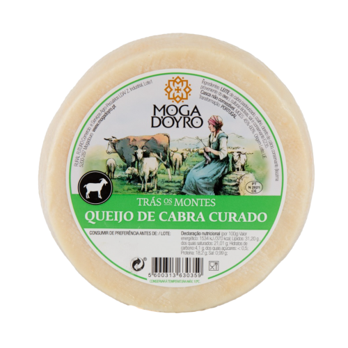 Queijo de Cabra Curado 360gr - Mogad'oyro