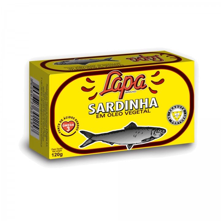 Sardinha em Óleo 120gr - Lapa