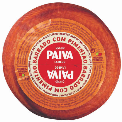 Queijo Prato Barrado com Pimentão 500gr - Paiva