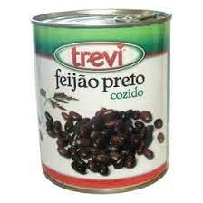 Feijão Preto Cozido 820gr - Trevi