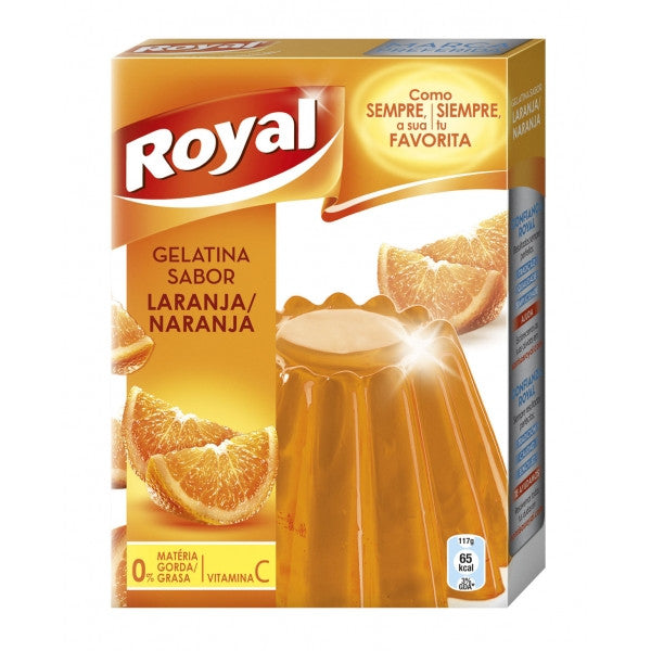 Gelatina em Pó Laranja 2x57gr - Royal