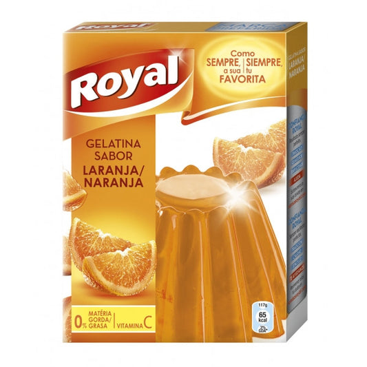 Gelatina em Pó Laranja 2x57gr - Royal