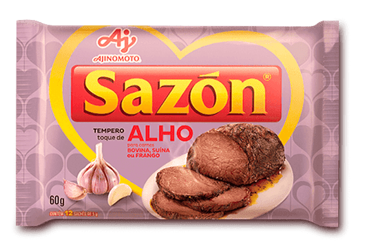 Tempero Toque De Alho Sazón 60gr