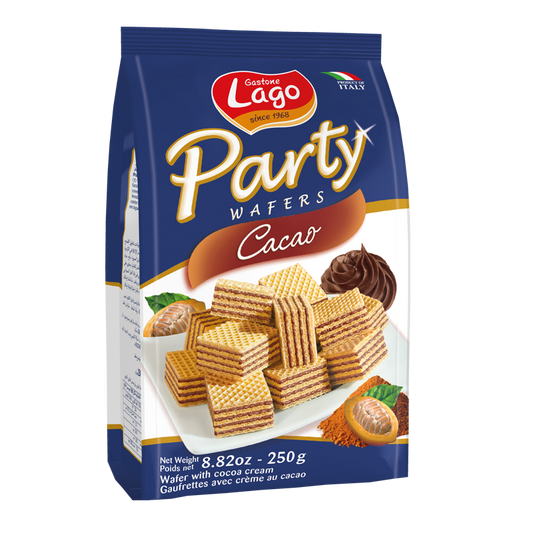 Bolachas Party Wafer Cacao 250gr - Lago